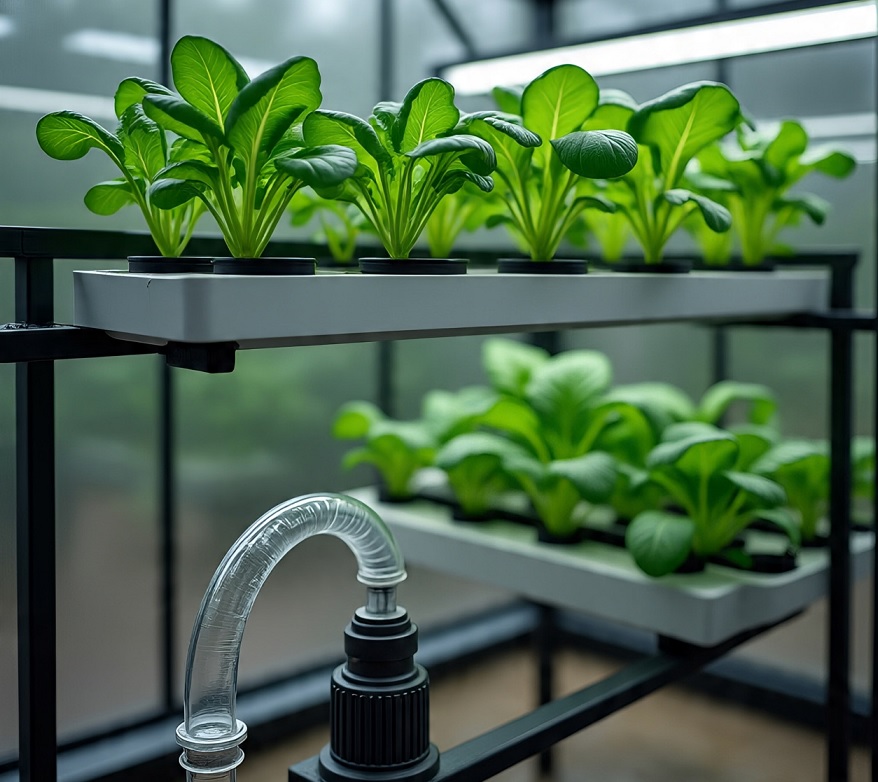 Bố trí 3 tầng trồng thủy canh, chọn dòng chảy nối tiếp hay song song?