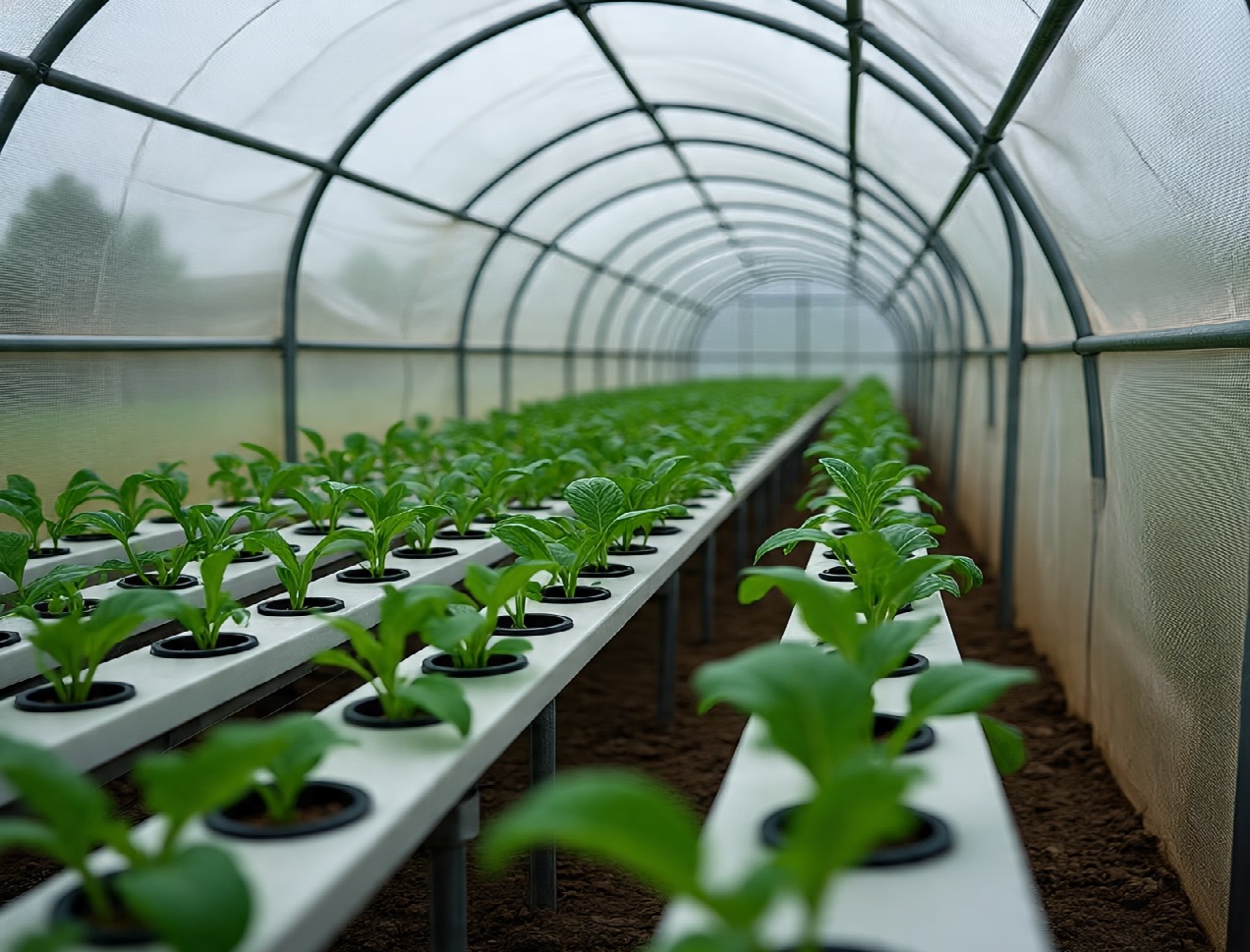 Nguyên nhân gây hao mòn nhà lồng kín trồng rau thủy canh và hướng khắc phục